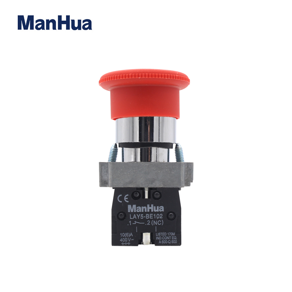 XB2-BS542 Emergency Stop Self-locking Red Push Button Switch 10a