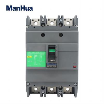 EZC-160F 160A Overload and Short-circuit Protection Fire Retardant 3P breaking capacity Molded Case Circuit Breaker