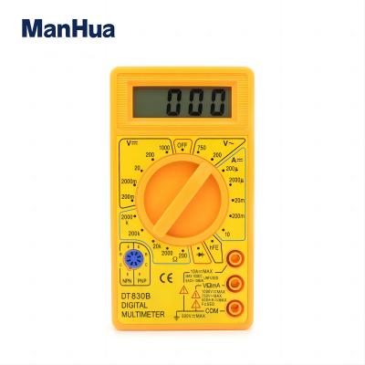 DT830B LCD Overload Protection Voltage Amperage Test Probe Digital Voltmeter Multimeter Handheld Tester