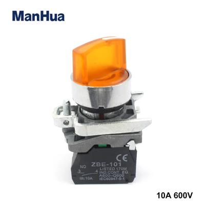 XB4-BK25M1 Control Switch 220V 2 position led push button switch/standard handle selector With light