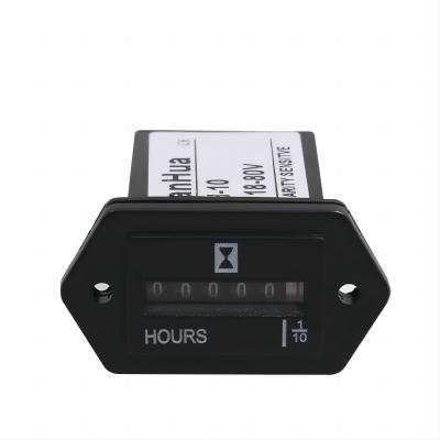 MH-10 DC10-80V Hours Instrument Timer Meter Timer Counter For on-board and factory engine