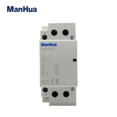 MCH8-40 2P 40A 220V/230V 400V~ 50/60HZ Din rail Household ac Modular contactor