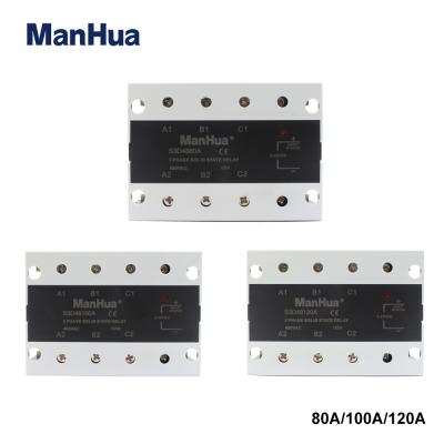 S3D4880A/S3D48100A/S3D48120A SSR DC-AC 80A/100A/120A Three Phase Solid State Relay 480VAC 3-32VDC