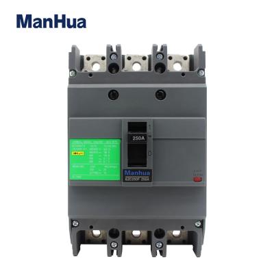EZC 250F 250A 3P Fire Retardant Molded Case Circuit Breaker Easy series Overload and Short-circuit Protection