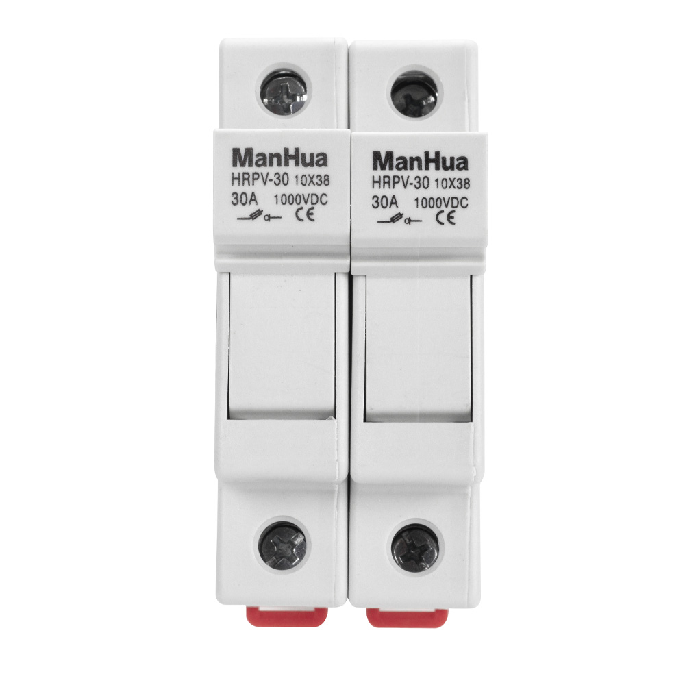 Manhua HRPV-32 2P 1000VDC Fuse Link 30A Fuse Holders Solar PV Suitable for Solar System Protection