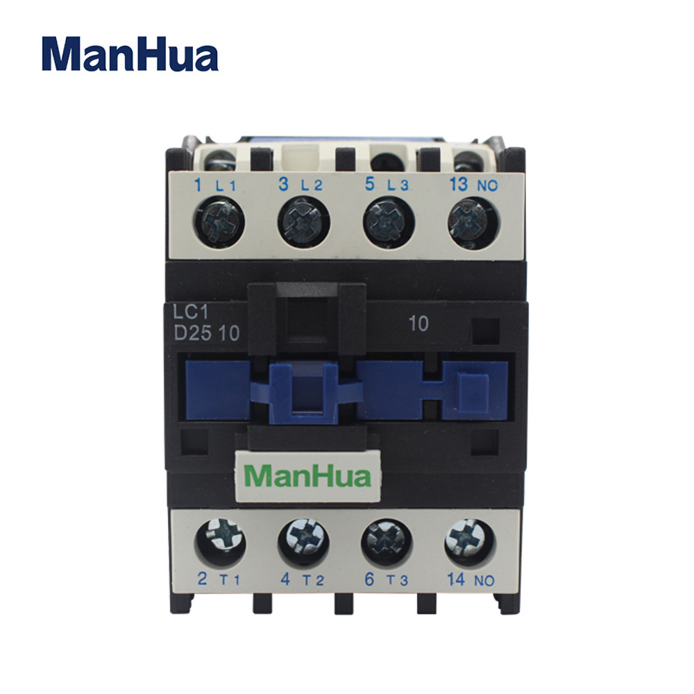 ManHua Superior Product China Supplier LC1 D25 Electronic magnetic AC Contactor With Low Voltage