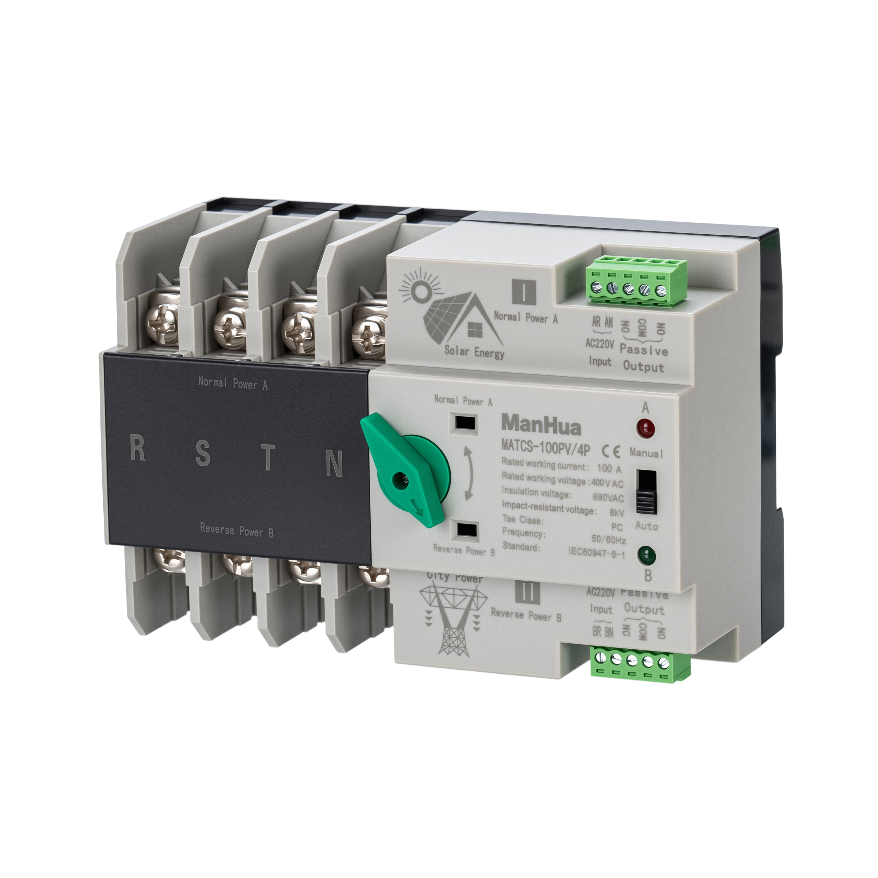 Automatic Transfer Switch MATCS-100PV/4P